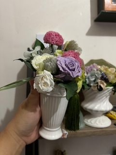 Preserved Flowers with Vase