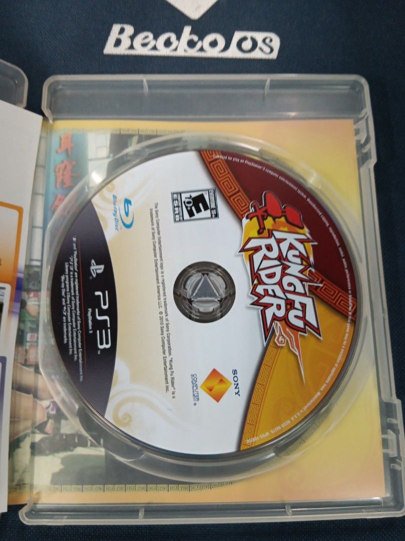 PS3 Kung Fu Rider (Category: PlayStation) located in Manila. Submitted by ayinong0453384 (Listing ID 1296657863, Image 2). Description: item is in excellent condition mint working pm for order.