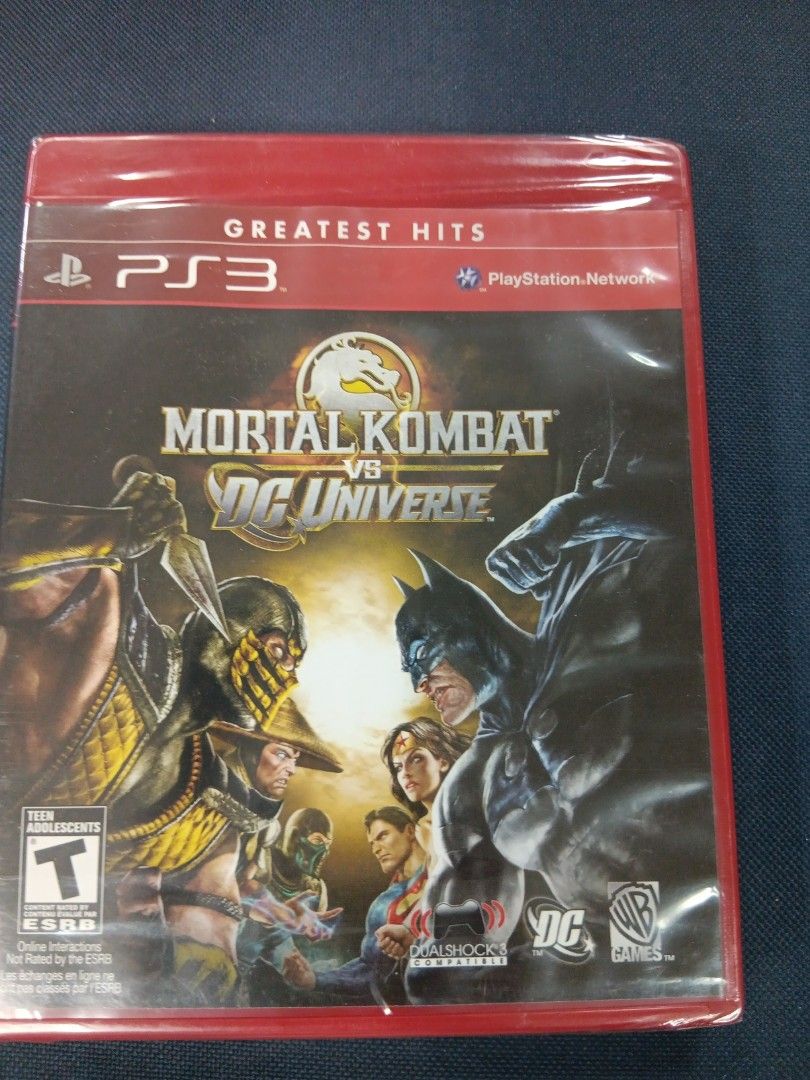 PS3 Mortal Kombat Vs DC Universe (Category: PlayStation) located in Manila. Submitted by ayinong0453384 (Listing ID 1296603391, Image 1). Description: item is in excellent condition sealed pm for order.