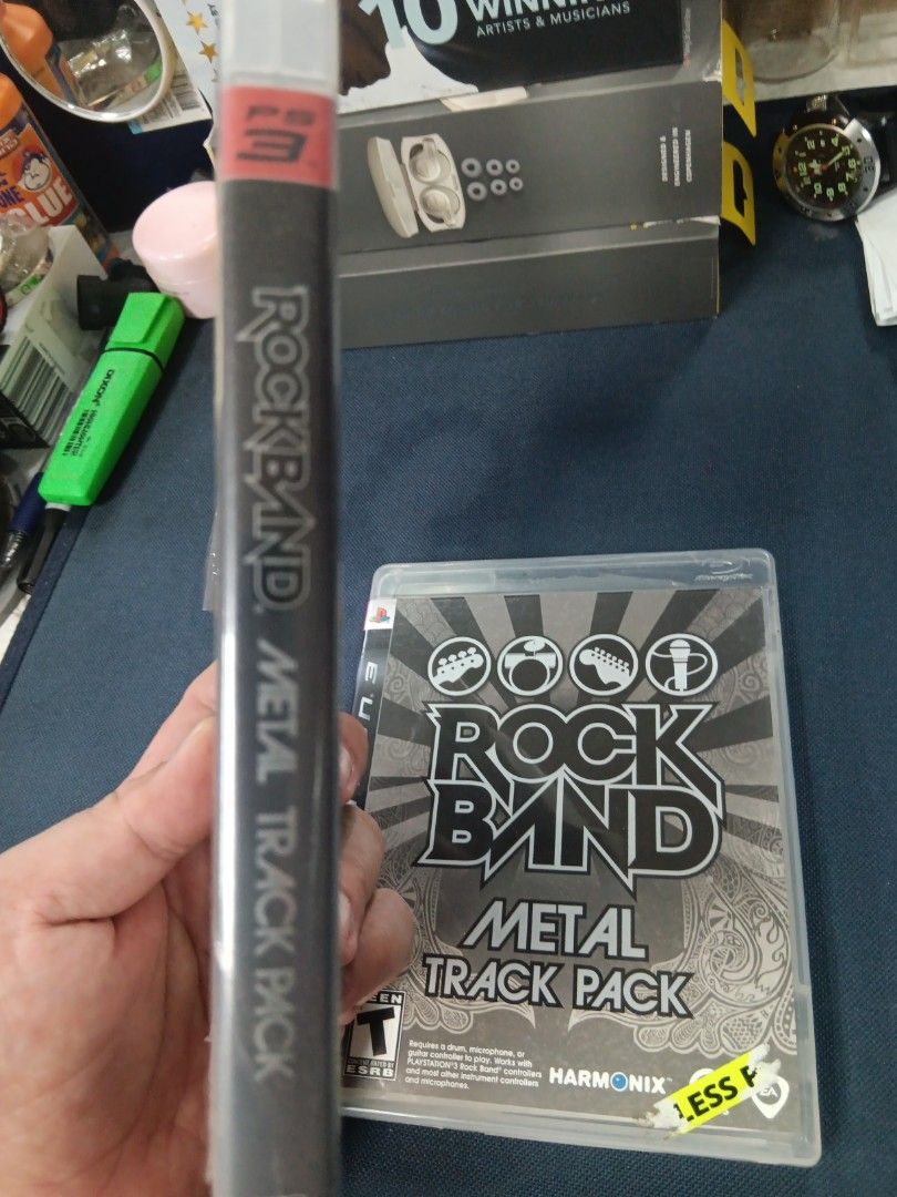 PS3 Rock Band Metal Track Pack (Category: PlayStation) located in Manila. Submitted by ayinong0453384 (Listing ID 1296598331, Image 3). Description: item is in excellent condition sealed pm for order.