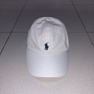 Ralph Lauren small logo white cap