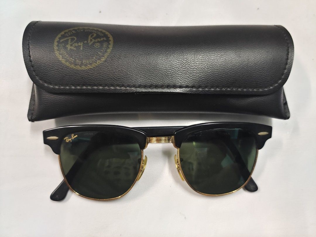 Rayban clubmaster black G15 saiz 49