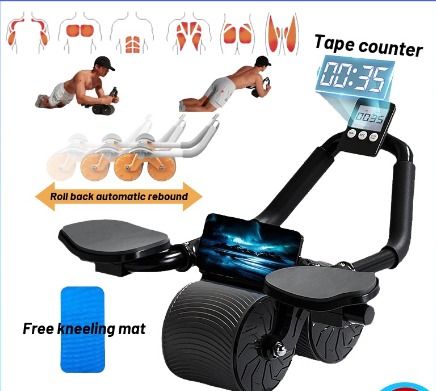 Roller Abs Multi Functional Abdominal Wheel Automatic Rebound Abdominal Training Auxiliary Exercis Sports Equipment Exercise Fitness Toning Stretching Accessories on Carousell