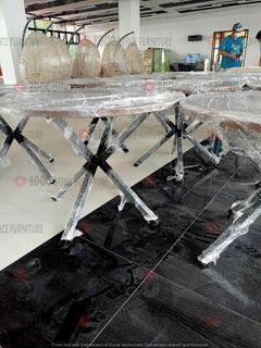 round pantry table metal legs / office partition / office table / office chair / office furniture