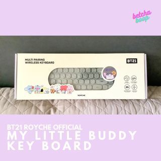 [SALE] BT21 Royche Official My Little Buddy Multi Pairing Keyboard Shooky
