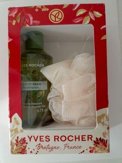 Shower Gel - Olive Petitgrain (13.5 fl.oz.) Gel Gift Set Yves Rocher Les Plaisirs Nature Relaxing Bath