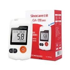 Sinocare GA3 glucometer machine (Category: Health Monitors & Weighing Scales) located in Caloocan City. Submitted by thermalgun_supplier (Listing ID 1296682555, Image 1). Description: Sinocare glucometer device.