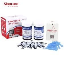 Sinocare strips and lancets