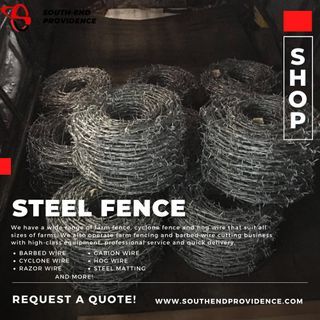 Southend Fence Barbed Wire 160m x 2.7mm thk | Concertina Razor Wire | Barb Wire | Welded Wire Mesh | Chicken Wire | Hog Wire | Cyclone Wire