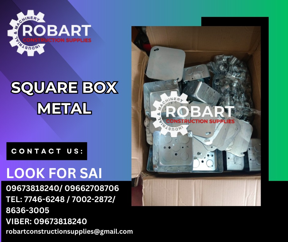Square Box Metal, Commercial & Industrial, Construction Tools ...
