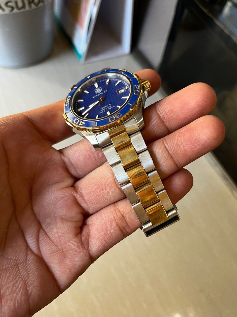 Tag heuer (Category: Luxury Watches) located in Cabanatuan. Submitted by albertgonzales27 (Listing ID 1296652113, Image 2). Description: Tag heuer wak2120 18k gold yellow 41mm unit only .