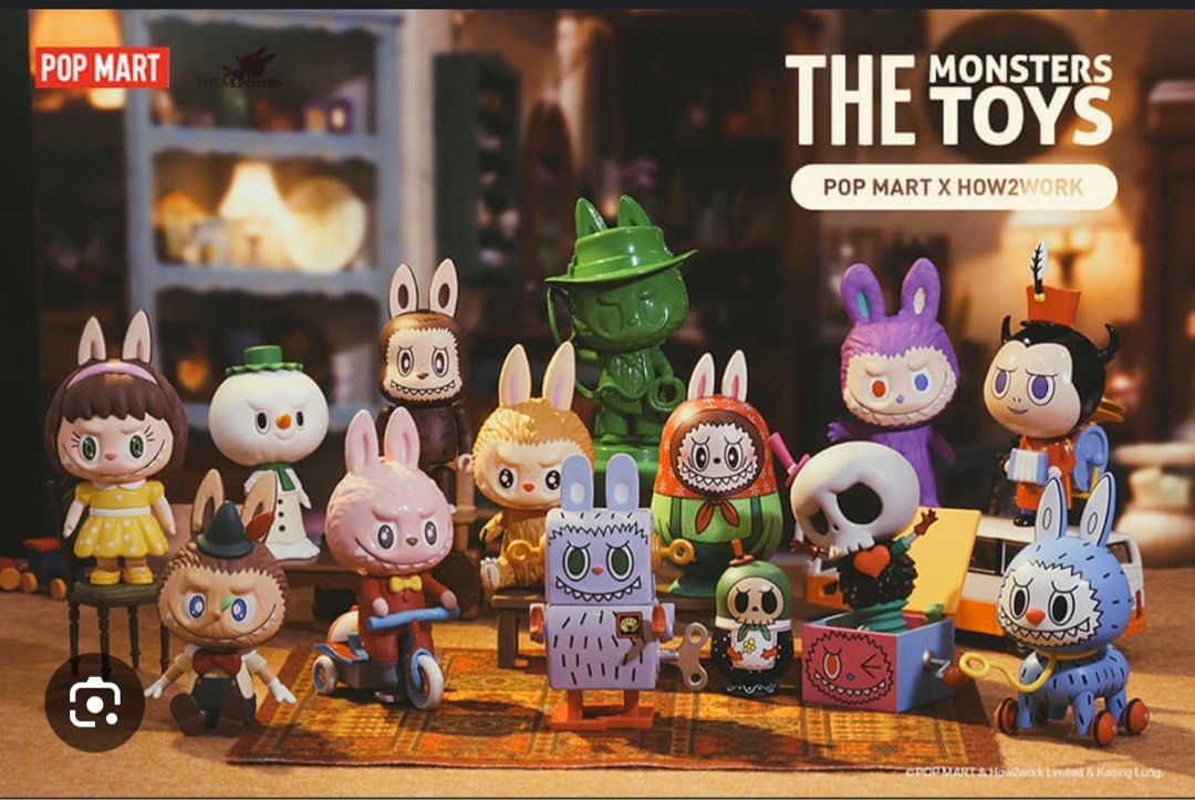 Pop Mart The Monsters Toys 盲盒，labubu zimomo 12款全新