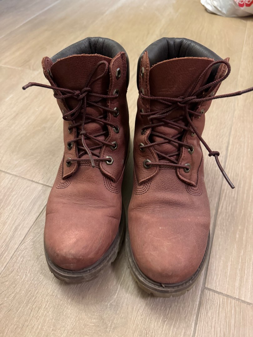 Timberland Boots brick red size 9 41 Carousell