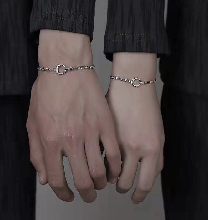 To the Moon and Back 925 Sterling Silver Couple Bracelet Set Women s Fashion Jewelry Organisers Bracelets on Carousell