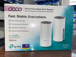 TP-Link Deco E4 (2-Pack) AC1200 Whole Home Mesh Wi-Fi System