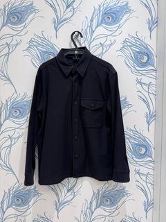 Uniqlo Black Over Shirt Jacket (Jersey)