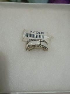 White Crystal rhinestones Ring 🤍