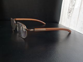 Wood & Titanium Eyeglass Frame