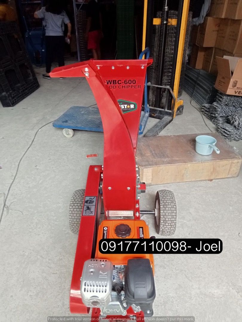 Wood Chipper WBC (Category: Construction Tools & Equipment) located in Manila. Submitted by joeyroque09 (Listing ID 1296644173, Image 1). Description: Wood Chipper WBC Specs: WBC -600 .