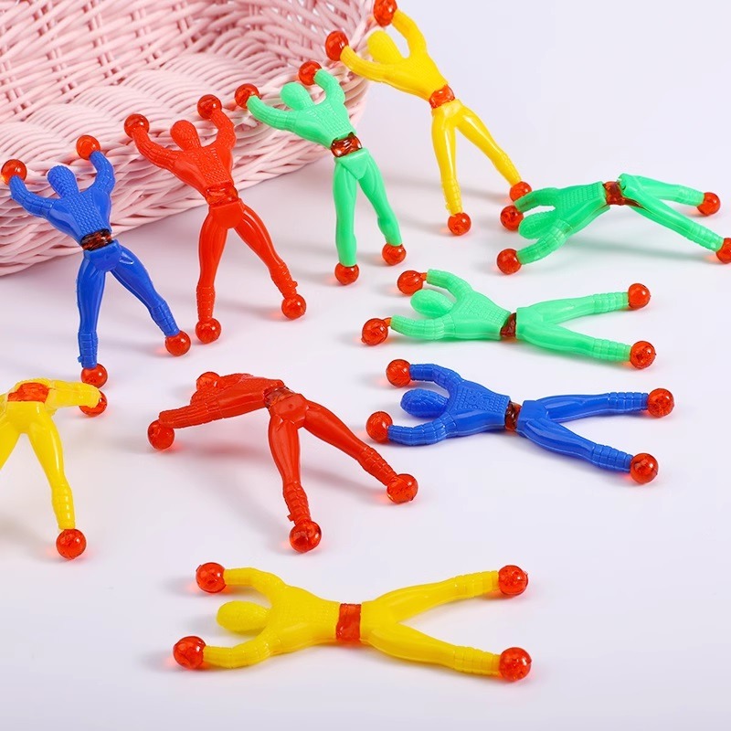 12 pieces Climbing Spider-Man Sticky Toy Children
