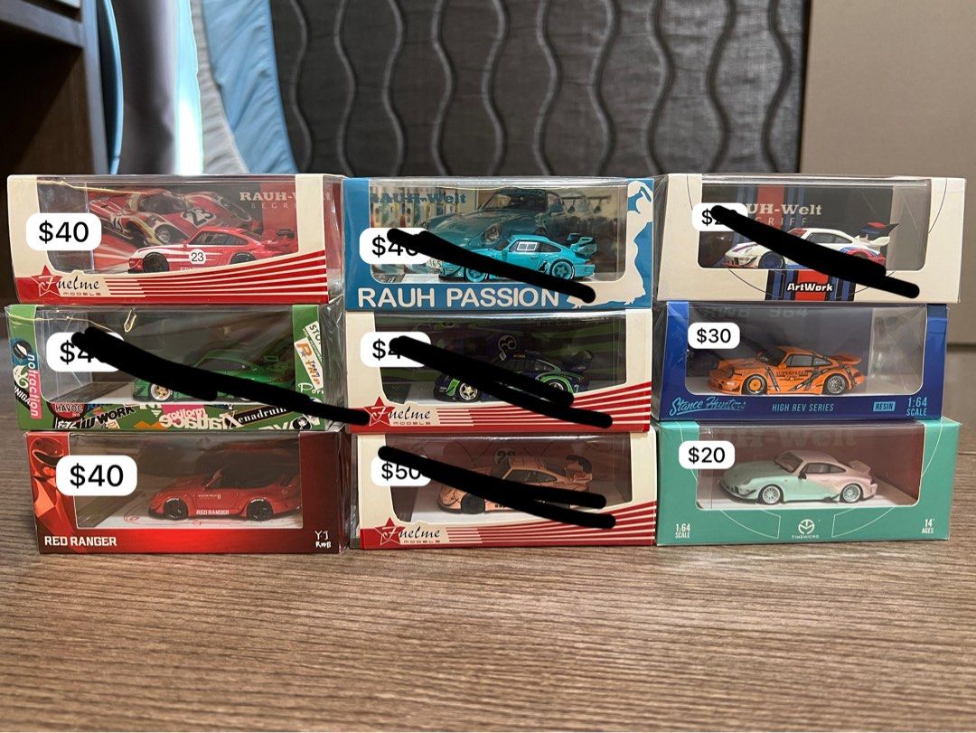 1/64 Resin Porsche 911 RWB Model Cars Diecast Resin FuelMe T&P Time ...