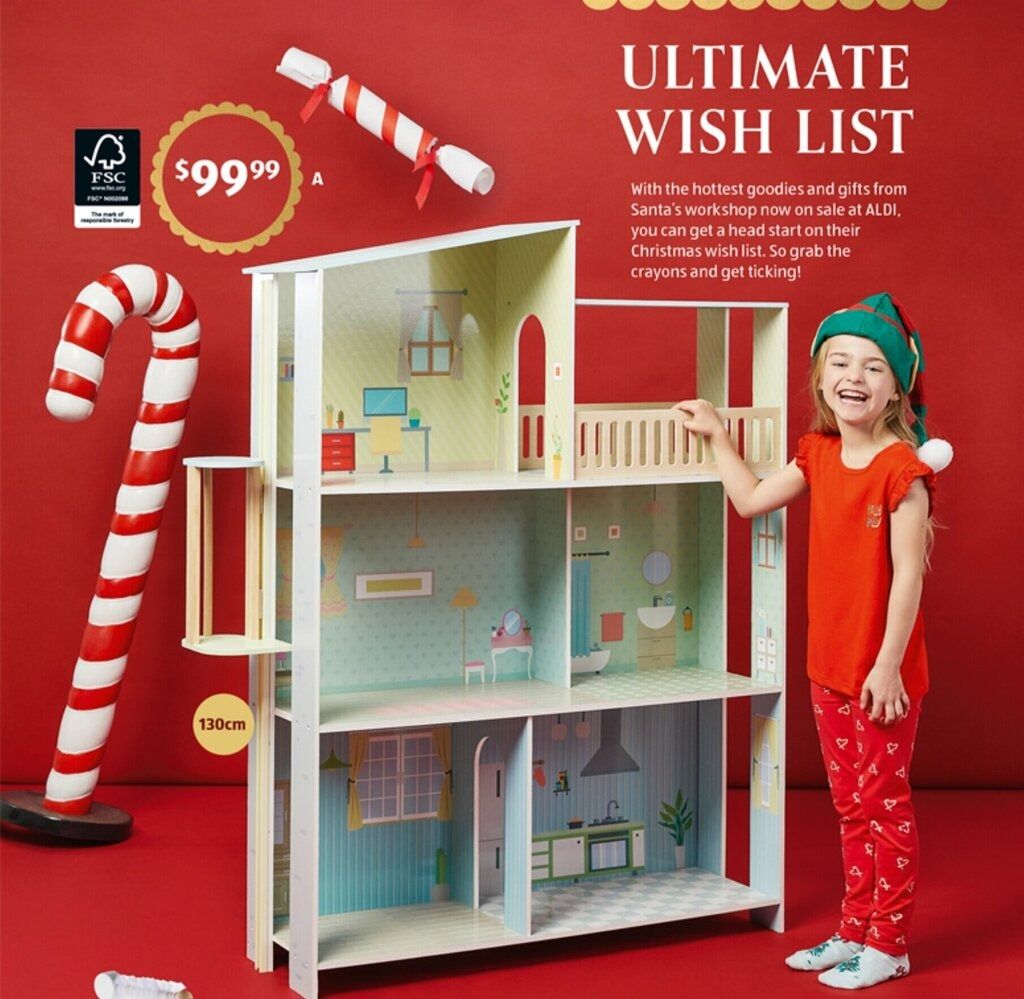 Aldi barbie house sales