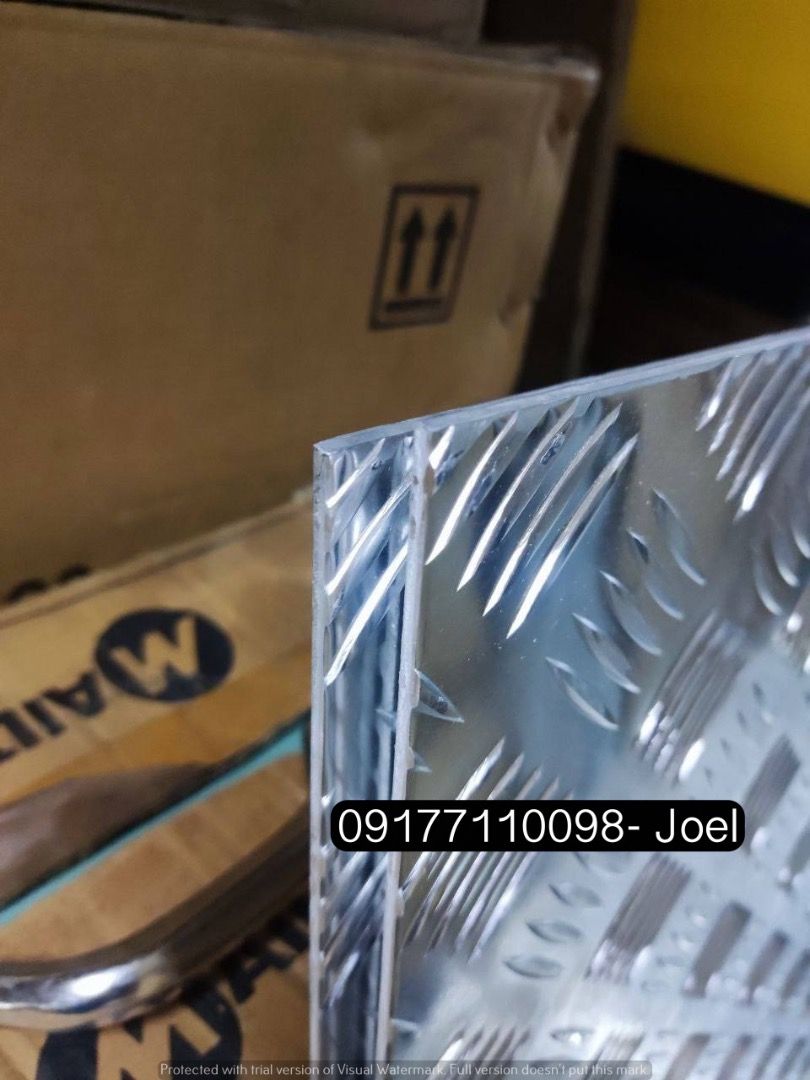 Aluminum checkered plate 3mm (Category: Construction & Building Materials) located in Manila. Submitted by joeyroque09 (Listing ID 1296784283, Image 2). Description: aluminum checkered plate 3mm Post Price: 9,570 .