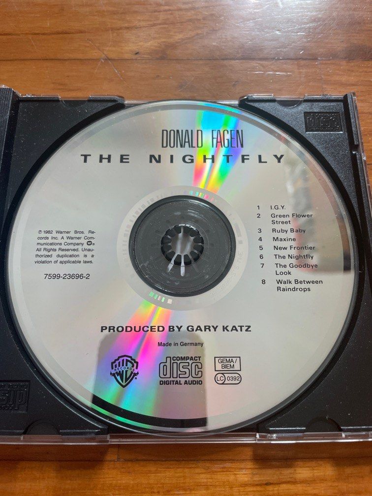 Audiophile Donald Fagan The Nightfly CD, Hobbies & Toys, Music & Media