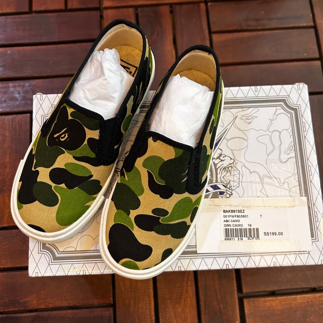 Bape slip on hot sale
