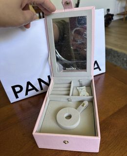Authentic Pandora Pink Jewelry Box