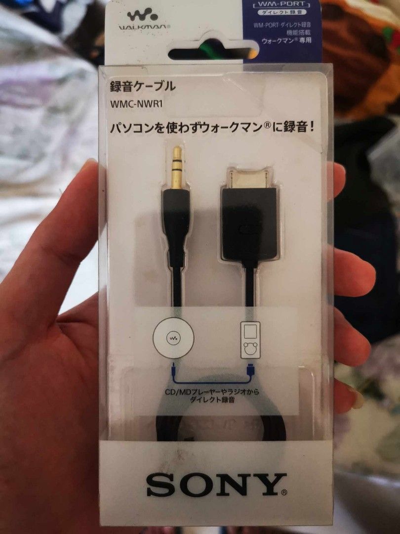 AUTHENTIC Sony Walkman Cable, Video Gaming, Gaming Accessories, Cables ...