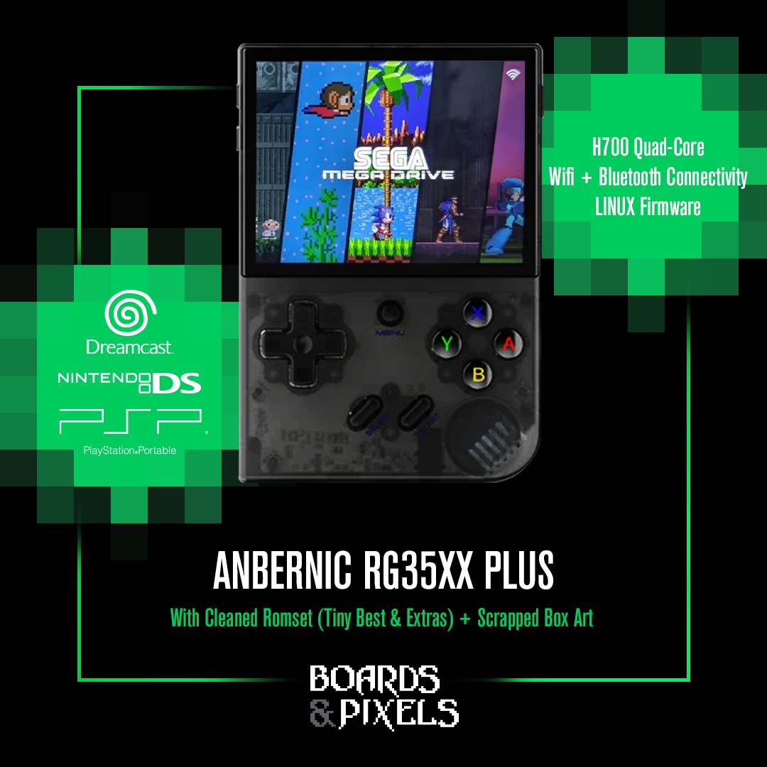 BATOCERA AVAILABLE)CLEAN ROMS Updated Firmware, SG Support (READY STOCK)  Anbernic RG35XX Plus + Retro Gaming Console With Bluetooth And Wifi Built  in, Video Gaming, Video Game Consoles, Others on Carousell