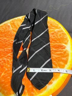 Branded Taylor&Wright checkered grayish black  necktie ties