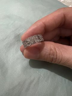 Cartier love ring with natural diamonds 18k white gold