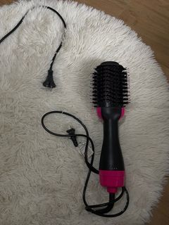 Comb Hair Dryer (Pink Black) 