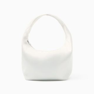 [10% OFF] COS Mini High-Shine Shoulder Bag - White