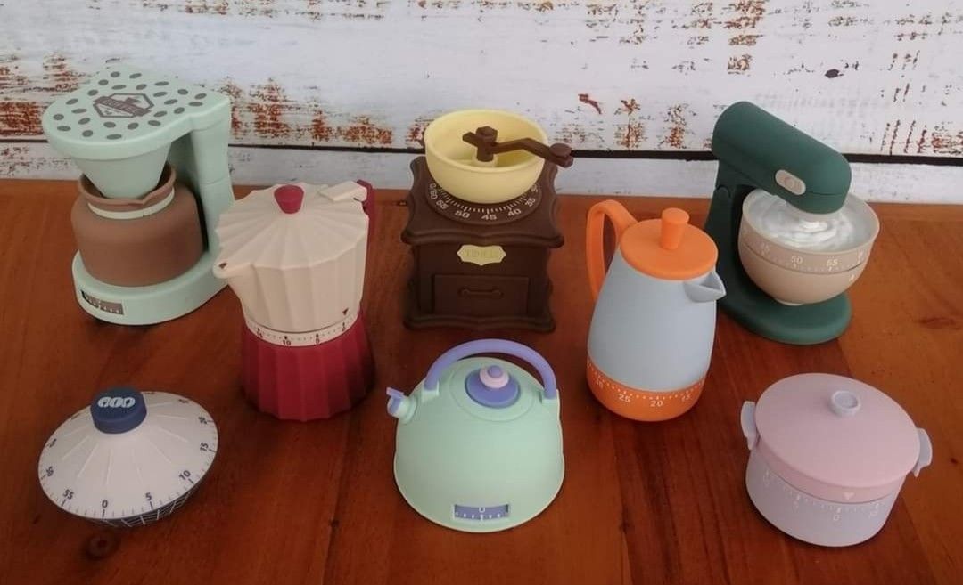 Cute kitchen timers (sold as set / per piece) (Category: Bakeware) located in Paranaque City. Submitted by missteks1016 (Listing ID 1296896722, Image 1). Description: brand new and high quality Mechanical, no battery required. High quality ABS material, non-toxic, odorless, durable. comes in 8 designs sold as set / per piece very cute in personal please pm for more photos and actual measurements.