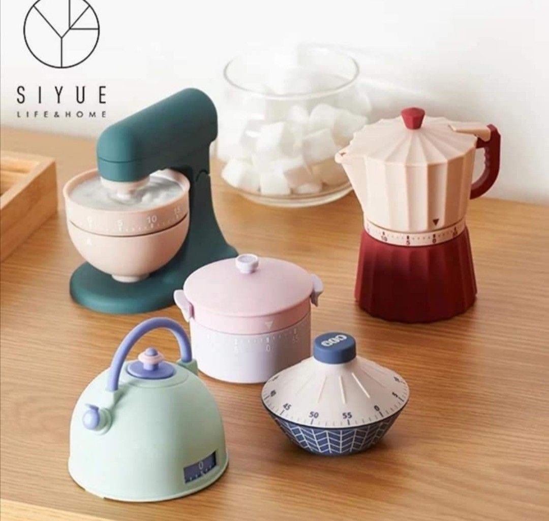 Cute kitchen timers (sold as set / per piece) (Category: Bakeware) located in Paranaque City. Submitted by missteks1016 (Listing ID 1296896722, Image 2). Description: brand new and high quality Mechanical, no battery required. High quality ABS material, non-toxic, odorless, durable. comes in 8 designs sold as set / per piece very cute in personal please pm for more photos and actual measurements.