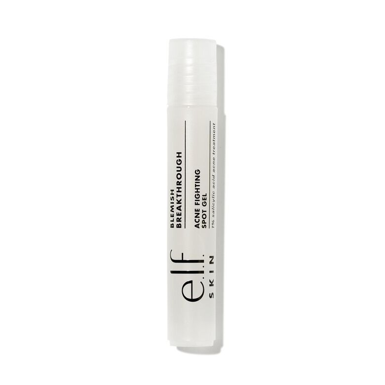 ELF Blemish Breakthrough Acne Fighting Spot Gel (Category: Face Care) located in Manila. Submitted by juanashopbies_ph (Listing ID 1296793860, Image 1). Description: ELF Blemish Breakthrough Acne Fighting Spot Gel What is it: A roll-on gel spot treatment packed with calming and acne-fighting ingredients to help treat and soothe current acne while preventing new blemishes. Why we love: Updated, clean formula. Same great results Roll-on gel formula