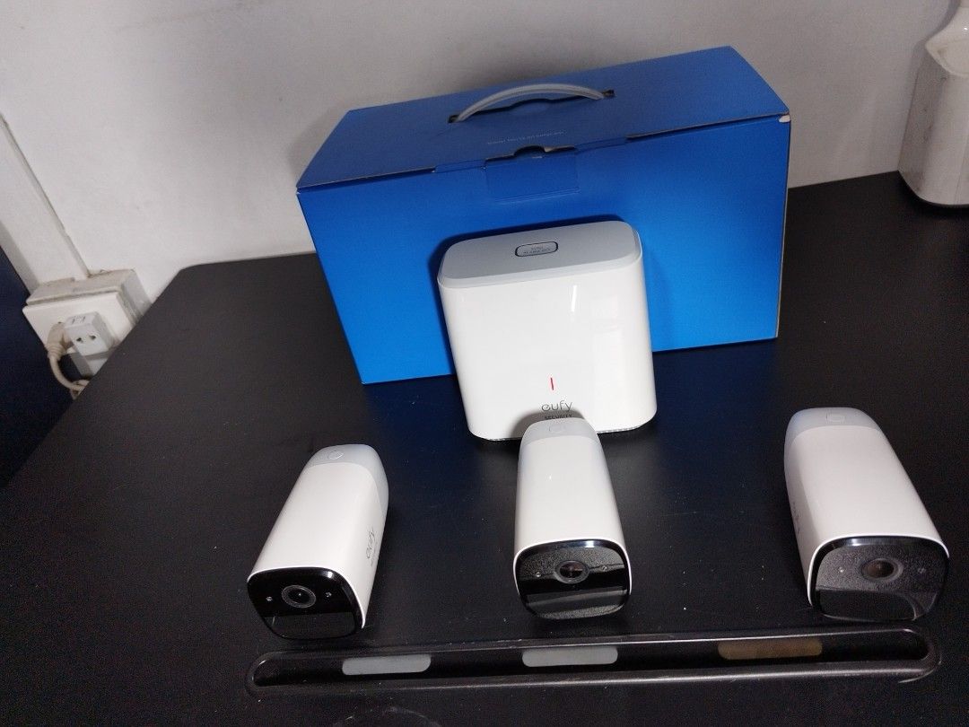 Eufy Security Cameras Wireless (Category: Security Systems & CCTV Cameras) located in Taytay. Submitted by mikz_1303 (Listing ID 1296831220, Image 3). Description: Eufy Security Cameras Wireless Model No. T8111 With box Php 20,000 Pm me for more info....