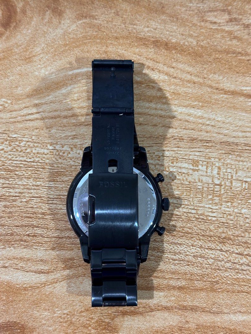 Fossil Watch FS5379 Townsman Chronograph Black Men s Fashion Watches Accessories Watches on Carousell