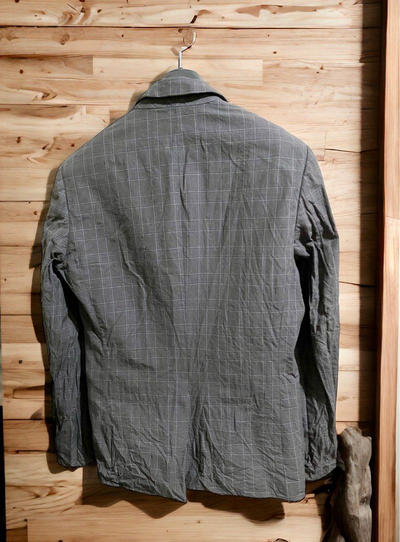 G2 Man Casual Slim Blazer (Category: Coats, Jackets and Outerwear) located in Makati City. Submitted by mpr3rd (Listing ID 1296782823, Image 2). Description: Bought this out on a whim when I lost weight. Used it once; doesn’t fit me anymore. Item has been hand laundered with soft detergent. Just needs ironing. Still in its pristine condition. Shoulder width - 17” Chest width - 20.5” Length - 29” .