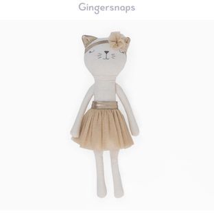 GINGERSNAPS Cat in Tutu Skirt doll