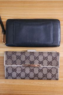 GUCCI AND MARC JACOBS WALLET BUNDLE