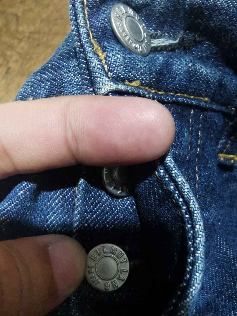 Helmut Lang jeans (Category: Jeans) located in Lapu Lapu. Submitted by cryptocoryne (Listing ID 1296866680, Image 3). Description: Helmut Lang jeans 28 on tag 29x40 actual excellent condition no issue.
