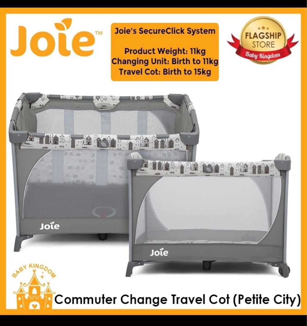 Joie travel cot petite city online