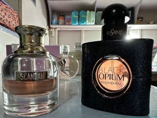 JPG Scandal and YSL Black Opium