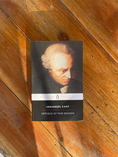 Kant Critique of Pure Reason Philosophy Classics