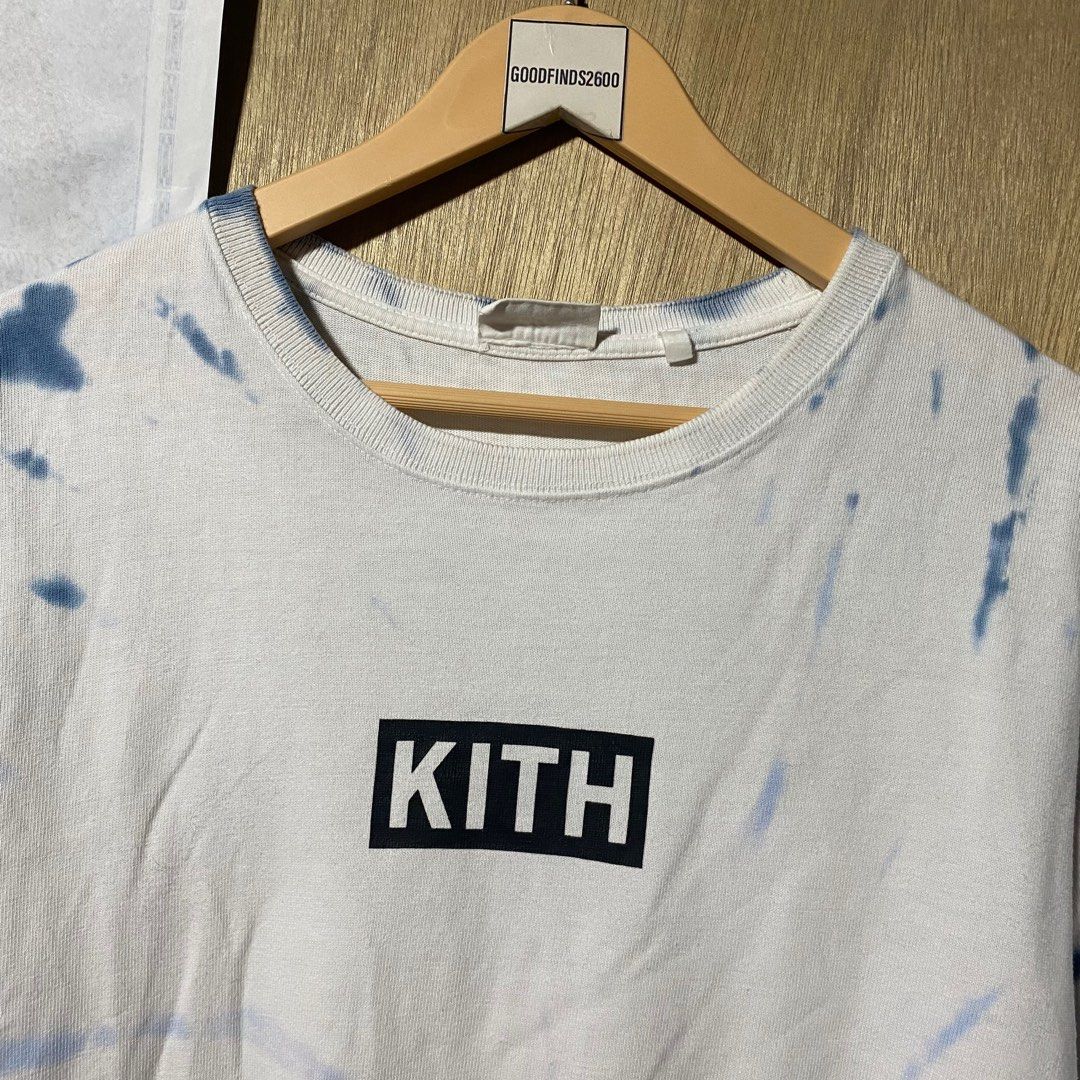 Kith tie dye box logo tee 2025