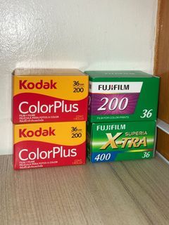 Kodak Colorplus Fuji 200 Fuji Superia Xtra 35 mm Film Rolls